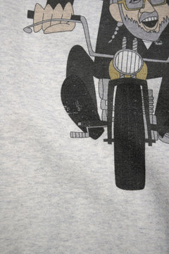 画像をギャラリービューアに読み込む, LASTMAN PRINTED CREW NECK -EASY RIDER- (OATMEAL)