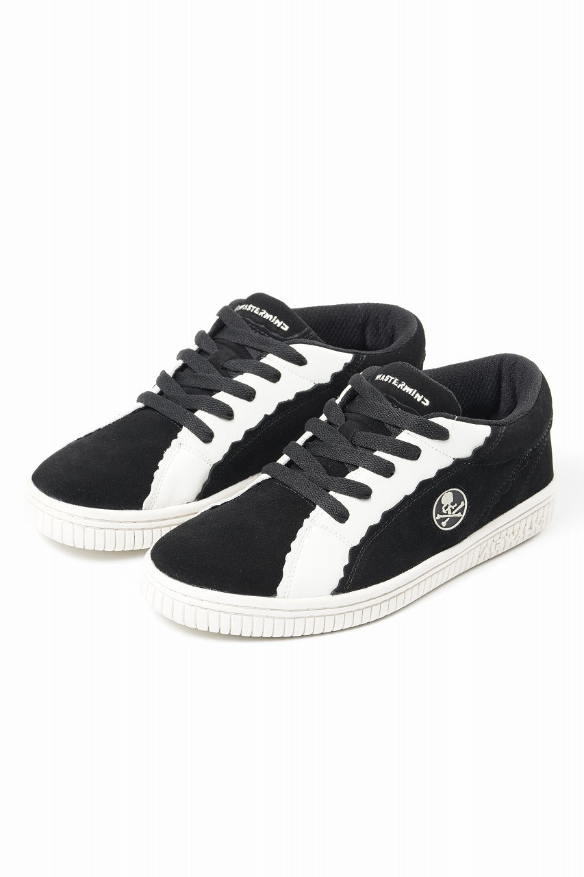 画像をギャラリービューアに読み込む, mastermind JAPAN x AIRWALK LOW CUT SNEAKER (BLACK x WHITE)