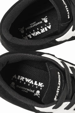 画像をギャラリービューアに読み込む, mastermind JAPAN x AIRWALK LOW CUT SNEAKER (BLACK x WHITE)