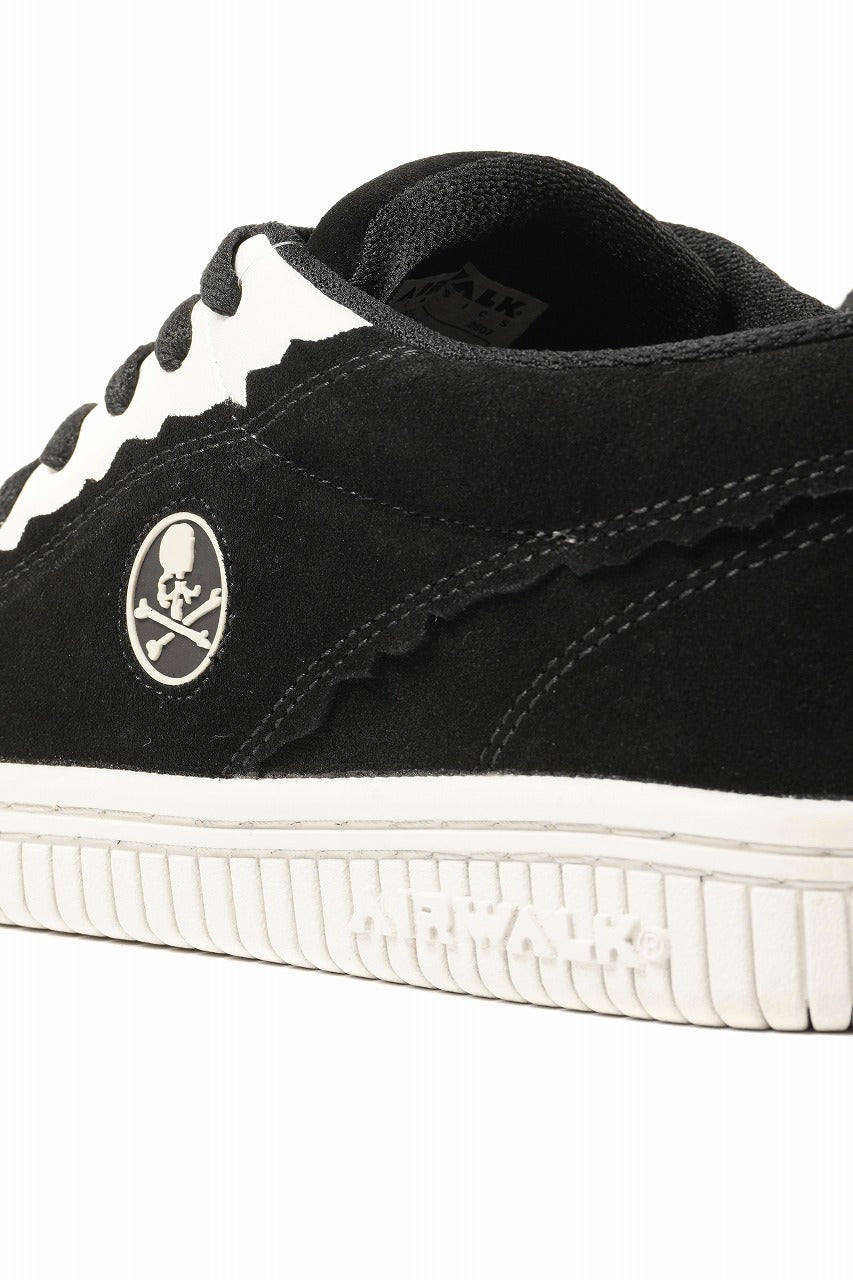 画像をギャラリービューアに読み込む, mastermind JAPAN x AIRWALK LOW CUT SNEAKER (BLACK x WHITE)