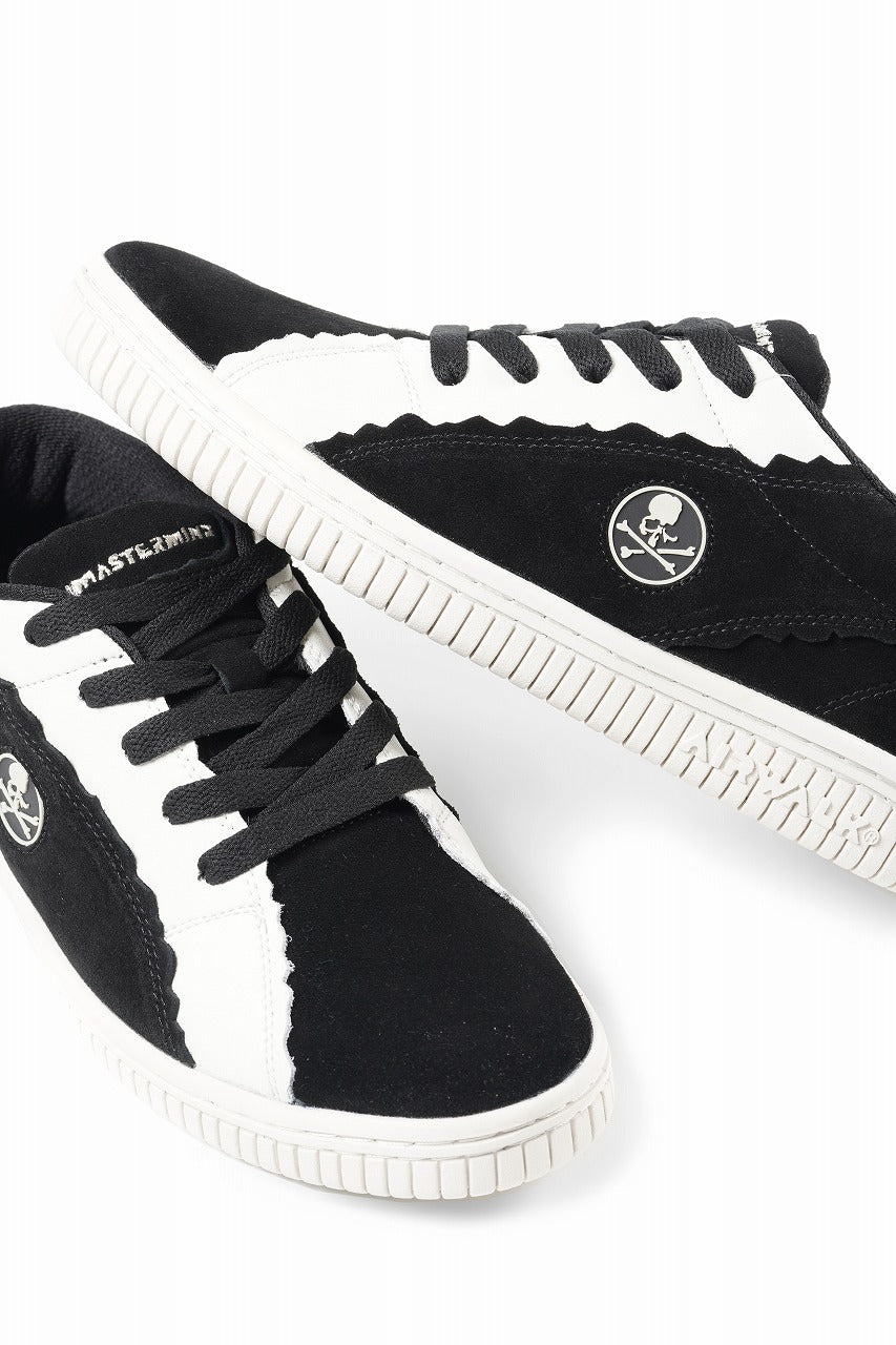 画像をギャラリービューアに読み込む, mastermind JAPAN x AIRWALK LOW CUT SNEAKER (BLACK x WHITE)