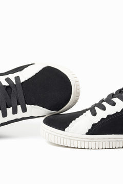 画像をギャラリービューアに読み込む, mastermind JAPAN x AIRWALK LOW CUT SNEAKER (BLACK x WHITE)