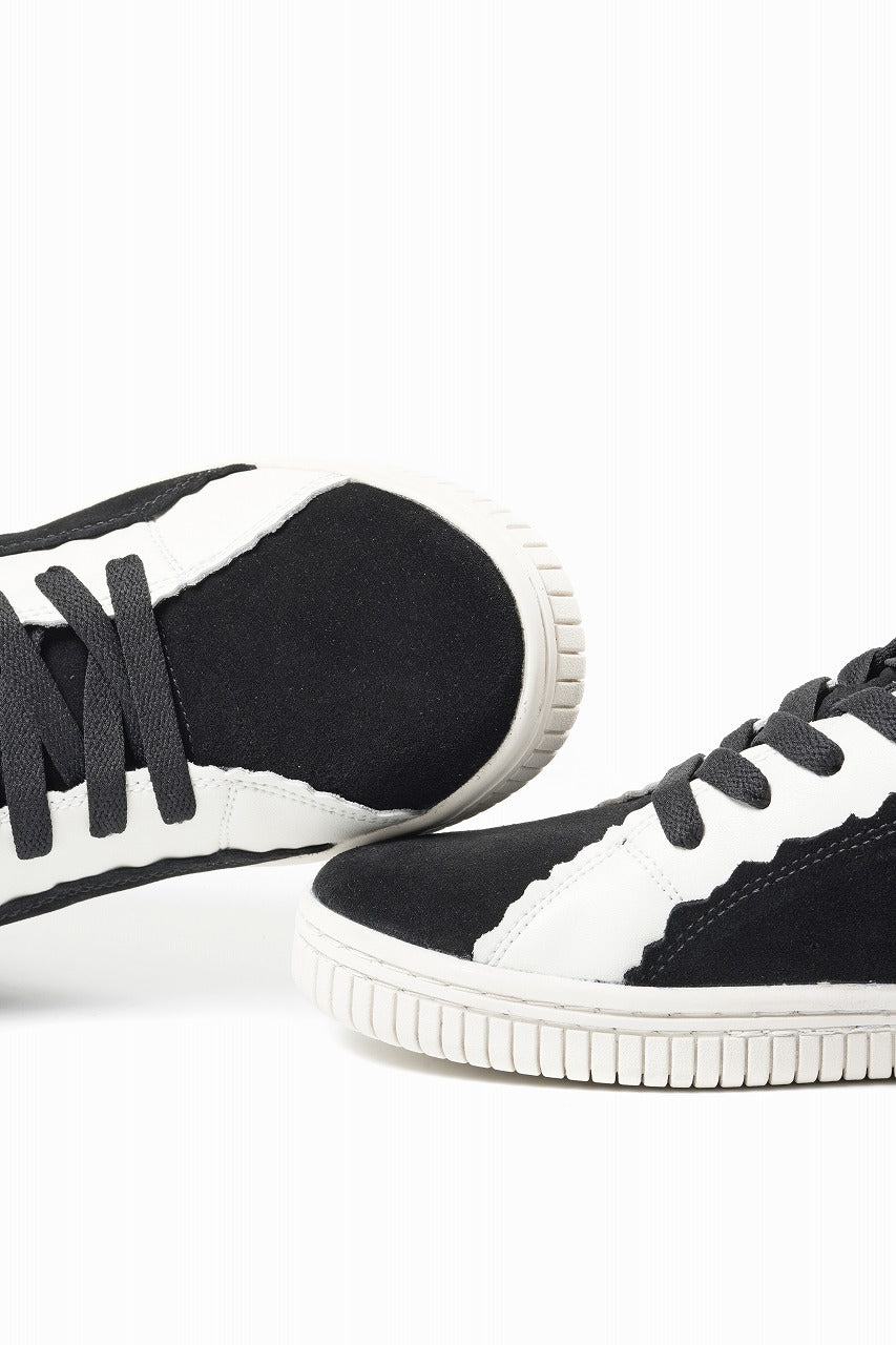 画像をギャラリービューアに読み込む, mastermind JAPAN x AIRWALK LOW CUT SNEAKER (BLACK x WHITE)