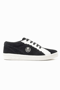 画像をギャラリービューアに読み込む, mastermind JAPAN x AIRWALK LOW CUT SNEAKER (BLACK x WHITE)