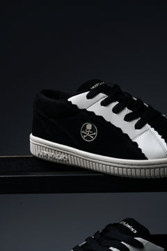 画像をギャラリービューアに読み込む, mastermind JAPAN x AIRWALK LOW CUT SNEAKER (BLACK x WHITE)