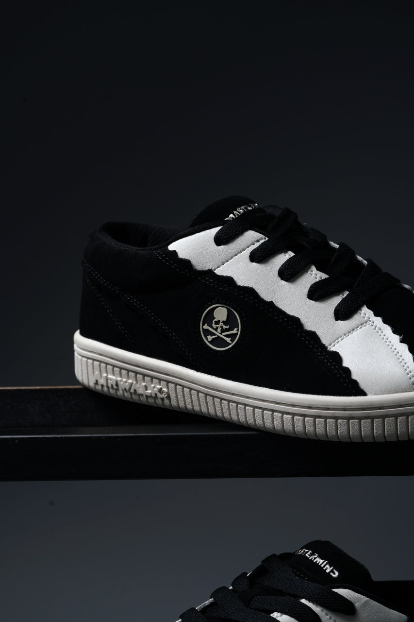 画像をギャラリービューアに読み込む, mastermind JAPAN x AIRWALK LOW CUT SNEAKER (BLACK x WHITE)