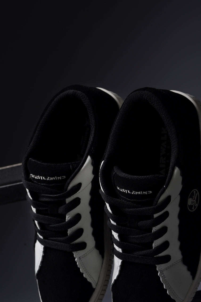 画像をギャラリービューアに読み込む, mastermind JAPAN x AIRWALK LOW CUT SNEAKER (BLACK x WHITE)