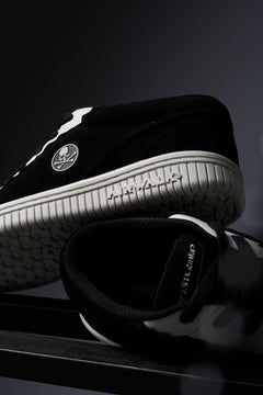 画像をギャラリービューアに読み込む, mastermind JAPAN x AIRWALK LOW CUT SNEAKER (BLACK x WHITE)