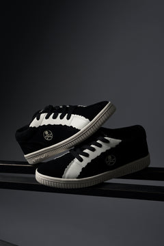 画像をギャラリービューアに読み込む, mastermind JAPAN x AIRWALK LOW CUT SNEAKER (BLACK x WHITE)