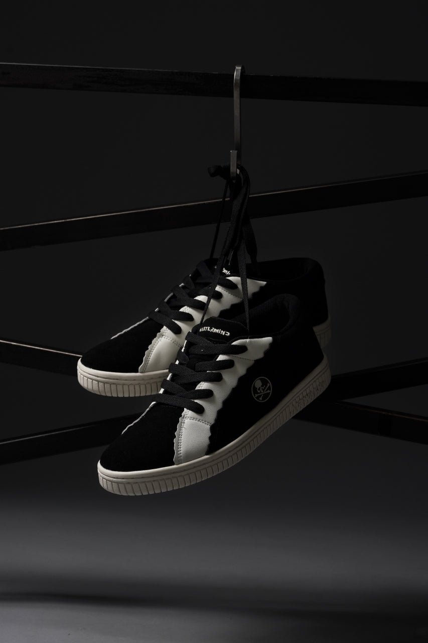 画像をギャラリービューアに読み込む, mastermind JAPAN x AIRWALK LOW CUT SNEAKER (BLACK x WHITE)