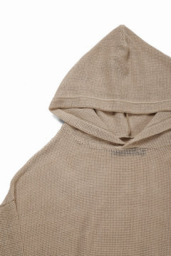 画像をギャラリービューアに読み込む, A.F ARTEFACT MESH KNIT HOODIE (BEIGE)