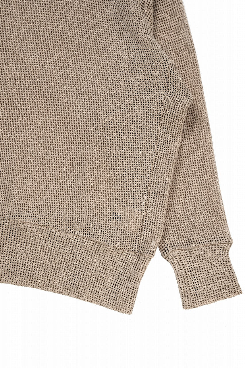 画像をギャラリービューアに読み込む, A.F ARTEFACT MESH KNIT HOODIE (BEIGE)