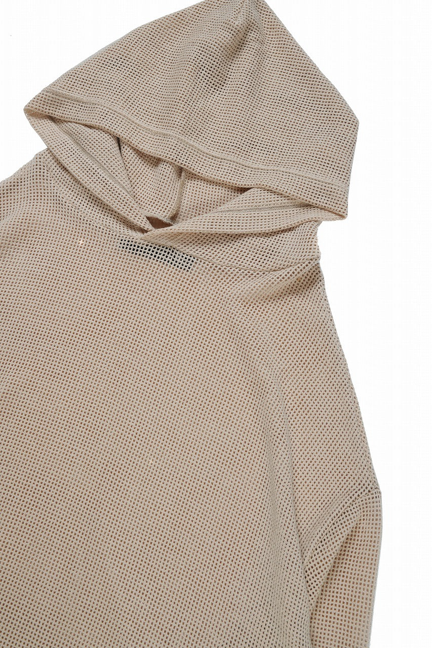 画像をギャラリービューアに読み込む, A.F ARTEFACT MESH KNIT HOODIE (BEIGE)