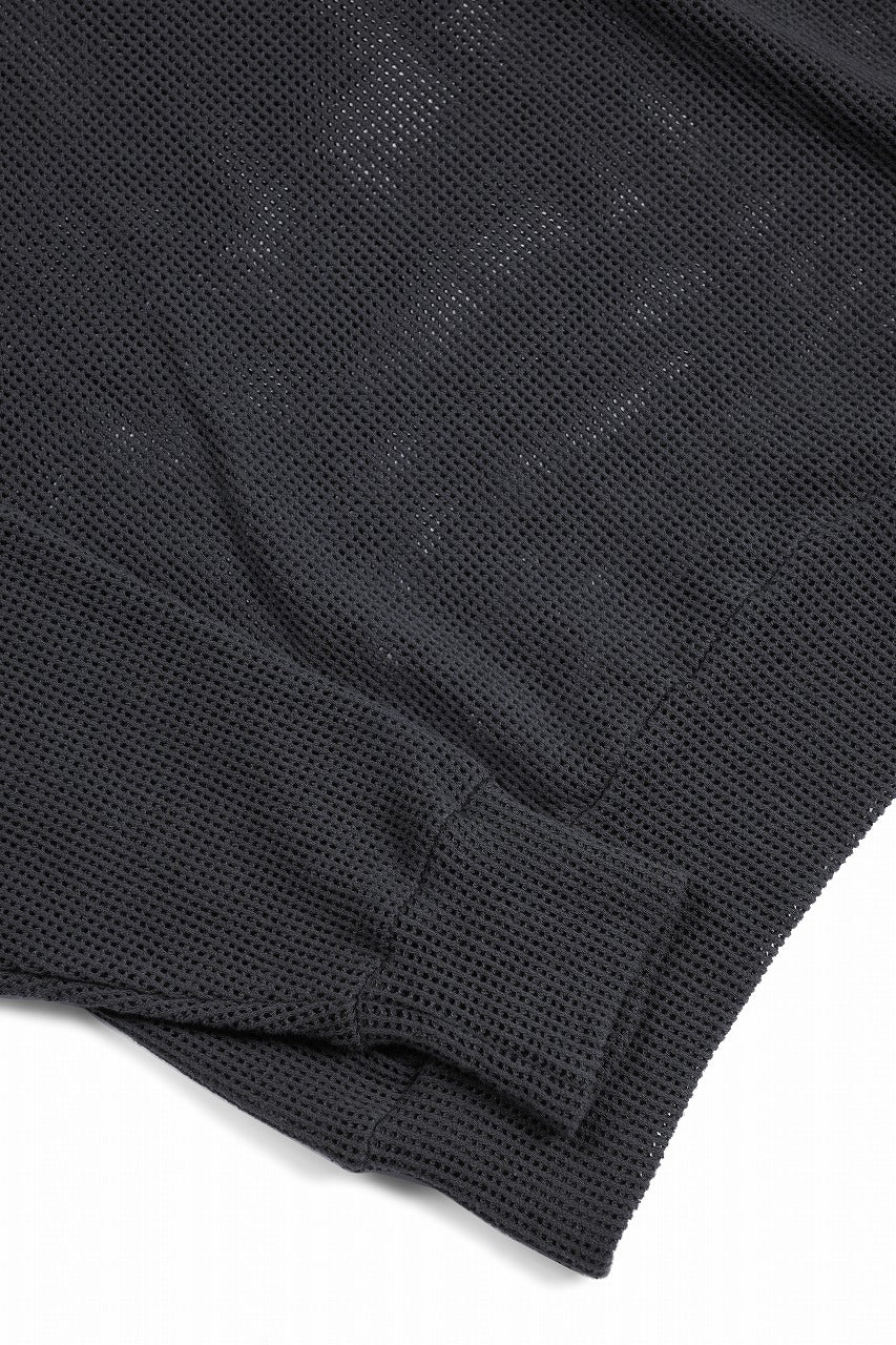 画像をギャラリービューアに読み込む, A.F ARTEFACT MESH KNIT HOODIE (CHARCOAL)