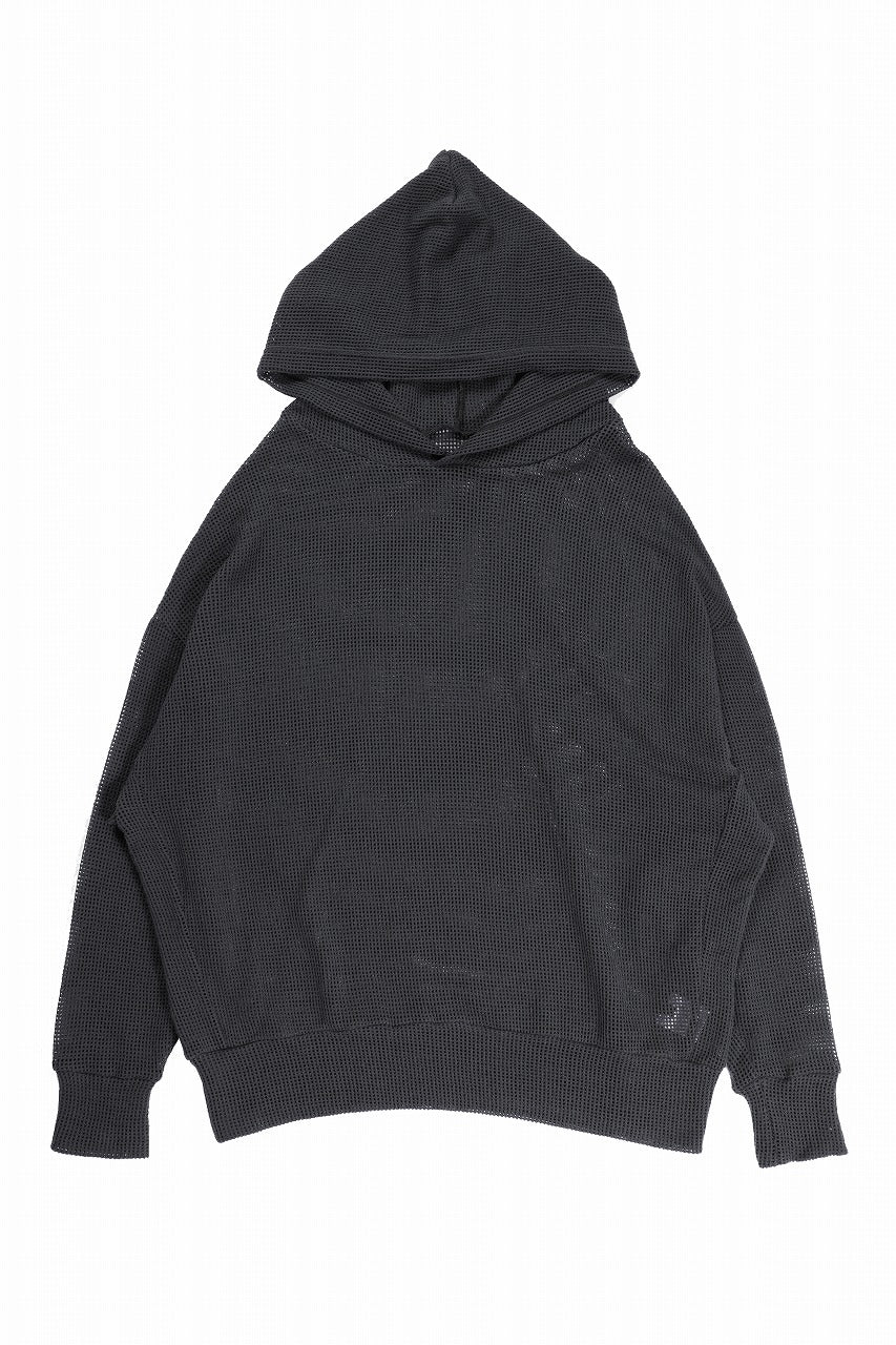 画像をギャラリービューアに読み込む, A.F ARTEFACT MESH KNIT HOODIE (CHARCOAL)