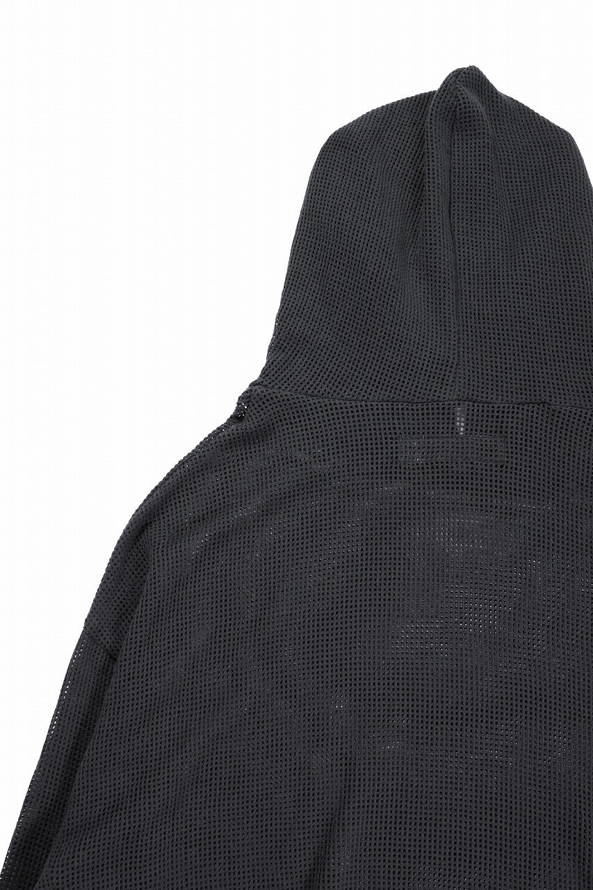 画像をギャラリービューアに読み込む, A.F ARTEFACT MESH KNIT HOODIE (CHARCOAL)