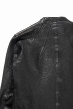 画像をギャラリービューアに読み込む, ISAMU KATAYAMA BACKLASH JAPAN CALF NATURAL DYED “GARMENT-WASH” SHIRT (BLACK)