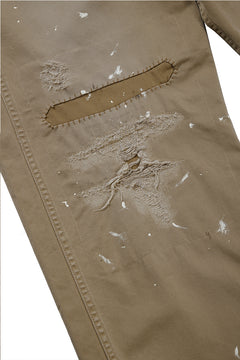 画像をギャラリービューアに読み込む, FULLCOUNT "FREEDOM FIGHTER" U.S.ARMY CHINO 41 TROUSERS (BROWN BEIGE)
