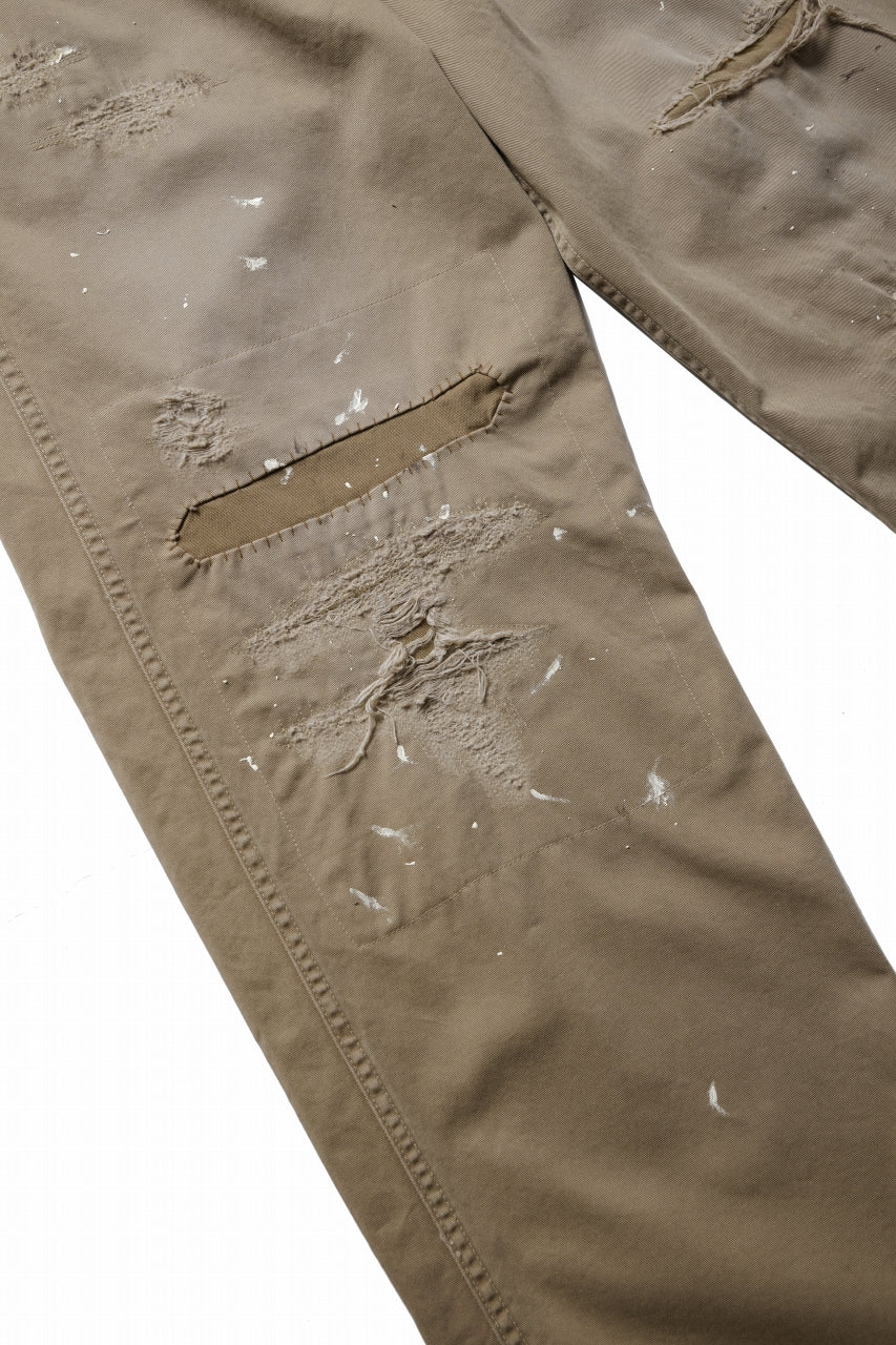 画像をギャラリービューアに読み込む, FULLCOUNT "FREEDOM FIGHTER" U.S.ARMY CHINO 41 TROUSERS (BROWN BEIGE)