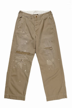 画像をギャラリービューアに読み込む, FULLCOUNT "FREEDOM FIGHTER" U.S.ARMY CHINO 41 TROUSERS (BROWN BEIGE)