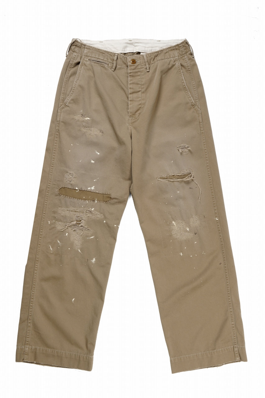 画像をギャラリービューアに読み込む, FULLCOUNT "FREEDOM FIGHTER" U.S.ARMY CHINO 41 TROUSERS (BROWN BEIGE)