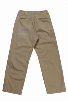 画像をギャラリービューアに読み込む, FULLCOUNT "FREEDOM FIGHTER" U.S.ARMY CHINO 41 TROUSERS (BROWN BEIGE)