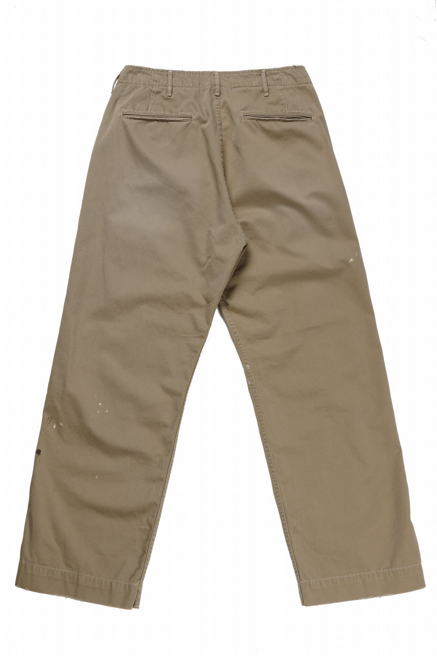 画像をギャラリービューアに読み込む, FULLCOUNT "FREEDOM FIGHTER" U.S.ARMY CHINO 41 TROUSERS (BROWN BEIGE)