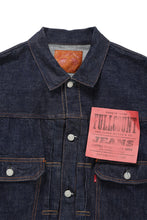 画像をギャラリービューアに読み込む, FULLCOUNT Type2 Jean Jacket / 13.7oz Zimbabwe Selvedge Denim (INDIGO BLUE / ONE WASHED)