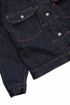 画像をギャラリービューアに読み込む, FULLCOUNT Type2 Jean Jacket / 13.7oz Zimbabwe Selvedge Denim (INDIGO BLUE / ONE WASHED)