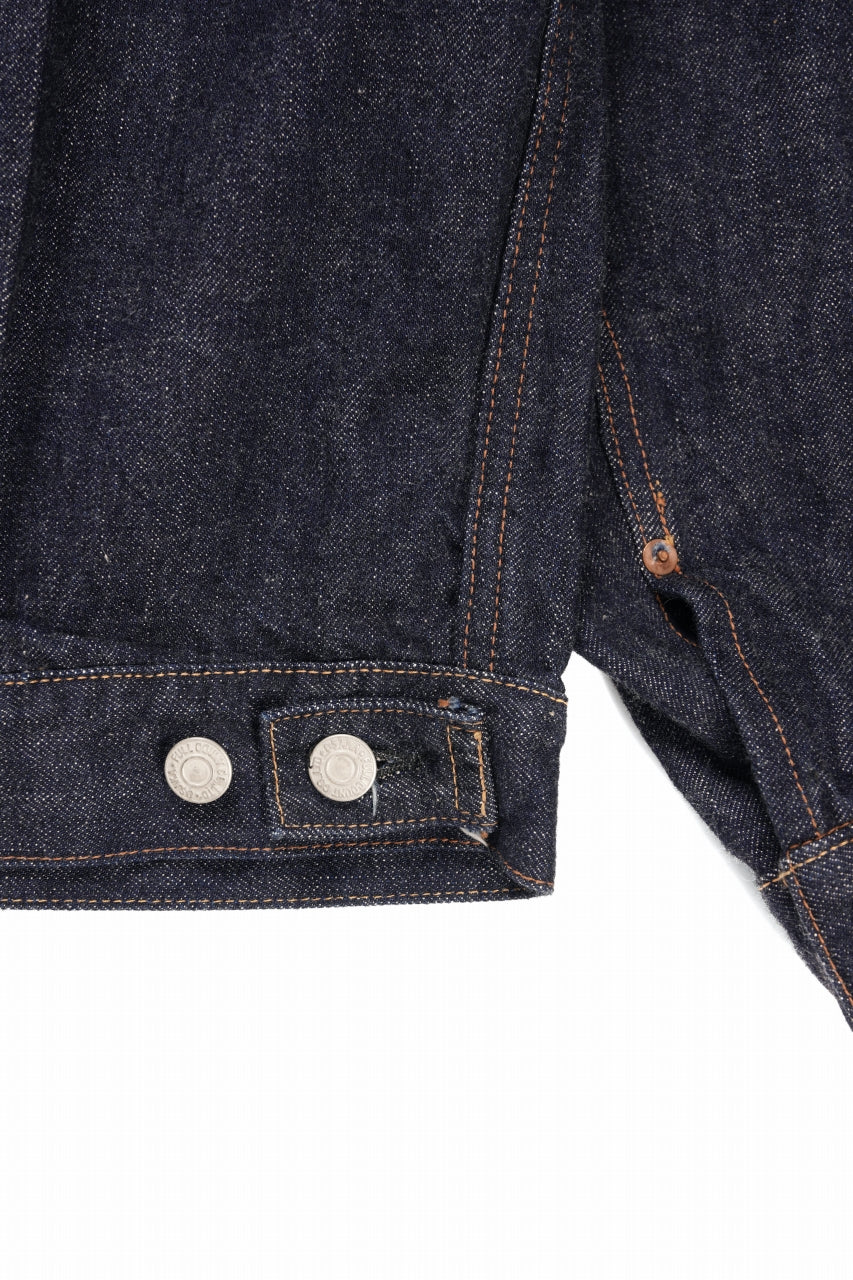画像をギャラリービューアに読み込む, FULLCOUNT Type2 Jean Jacket / 13.7oz Zimbabwe Selvedge Denim (INDIGO BLUE / ONE WASHED)