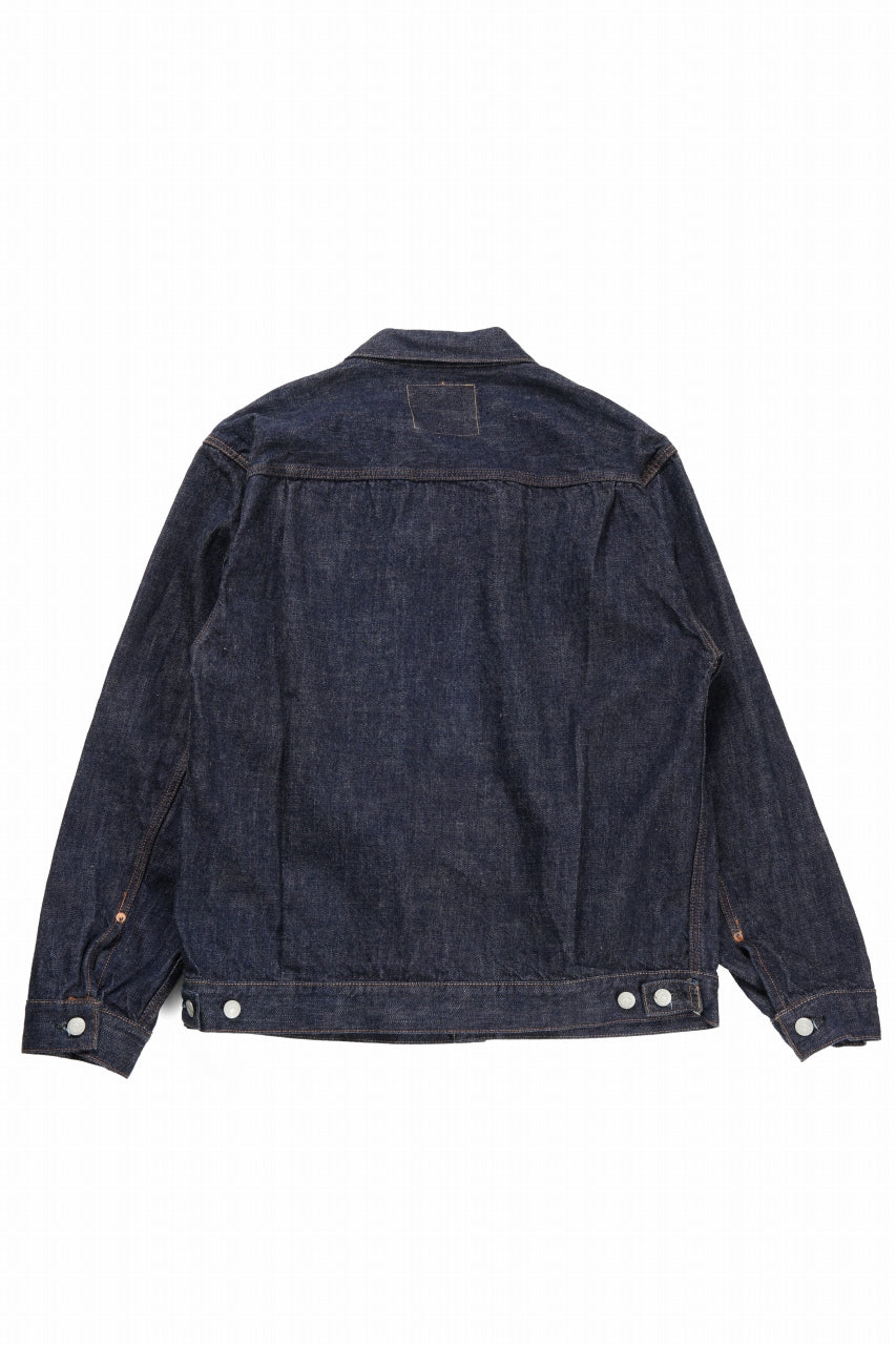 画像をギャラリービューアに読み込む, FULLCOUNT Type2 Jean Jacket / 13.7oz Zimbabwe Selvedge Denim (INDIGO BLUE / ONE WASHED)