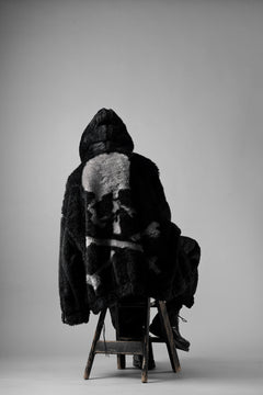 Load image into Gallery viewer, mastermind JAPAN POLAR BEAR ZIP-UP HOODIE (BLACK)