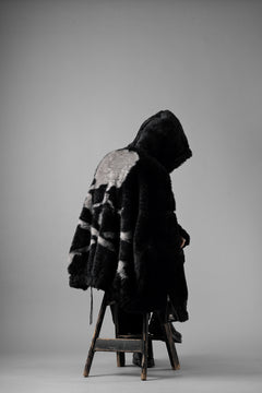 Load image into Gallery viewer, mastermind JAPAN POLAR BEAR ZIP-UP HOODIE (BLACK)