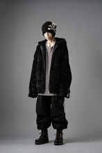 Load image into Gallery viewer, mastermind JAPAN POLAR BEAR ZIP-UP HOODIE (BLACK)