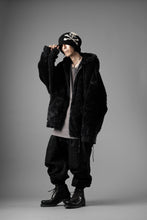 Load image into Gallery viewer, mastermind JAPAN POLAR BEAR ZIP-UP HOODIE (BLACK)