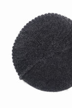 画像をギャラリービューアに読み込む, Y's MAHAIR WOOL COMBINATION BERET (BLACK)