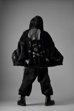 Load image into Gallery viewer, mastermind JAPAN POLAR BEAR ZIP-UP HOODIE (BLACK)