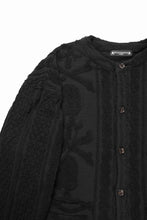 Load image into Gallery viewer, MASTERMIND WORLD OG ARAN CARDIGAN (BLACK)