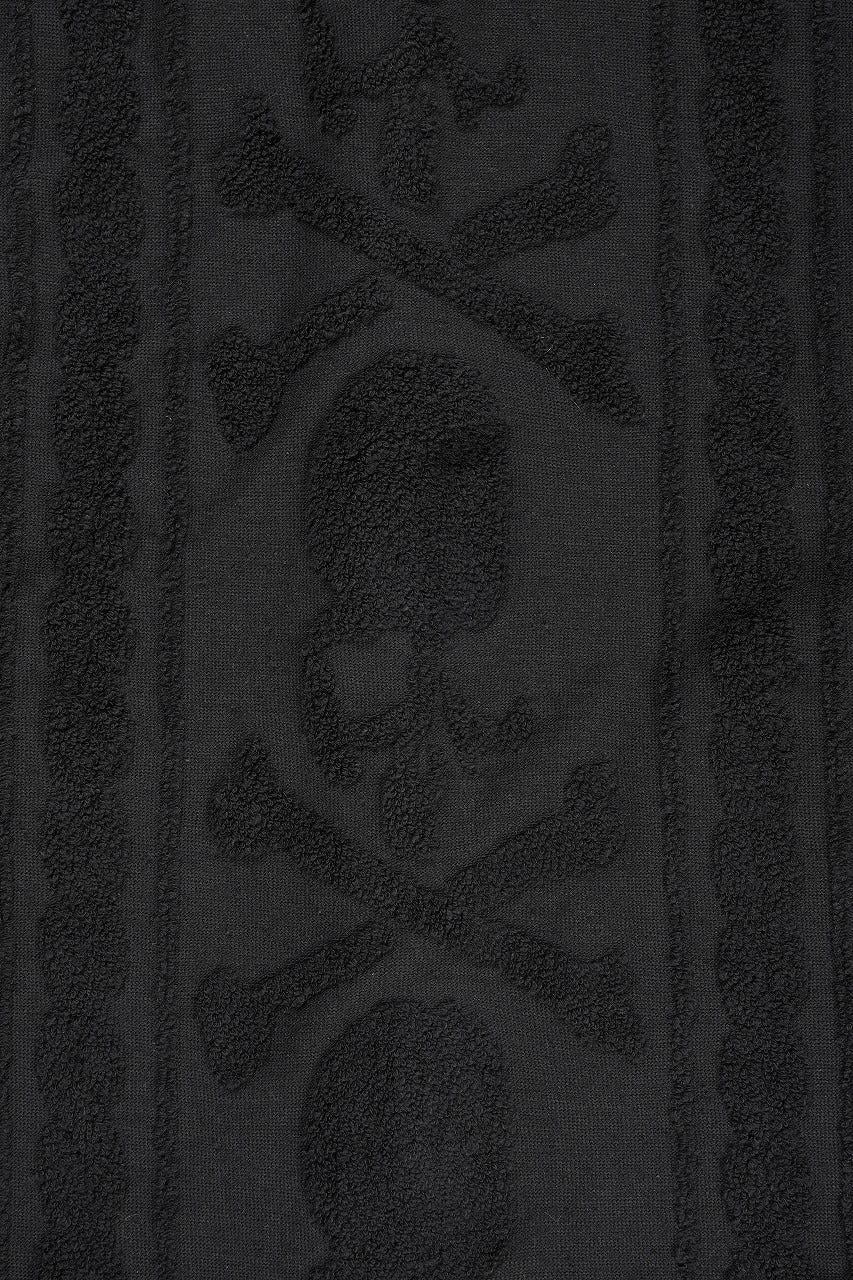 Load image into Gallery viewer, MASTERMIND WORLD OG ARAN CARDIGAN (BLACK)