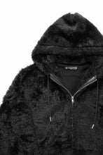 Load image into Gallery viewer, mastermind JAPAN POLAR BEAR ZIP-UP HOODIE (BLACK)