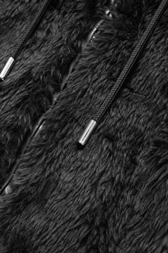 Load image into Gallery viewer, mastermind JAPAN POLAR BEAR ZIP-UP HOODIE (BLACK)