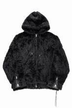 Load image into Gallery viewer, mastermind JAPAN POLAR BEAR ZIP-UP HOODIE (BLACK)