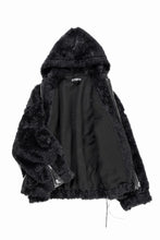 Load image into Gallery viewer, mastermind JAPAN POLAR BEAR ZIP-UP HOODIE (BLACK)