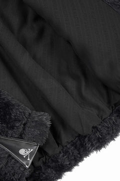 Load image into Gallery viewer, mastermind JAPAN POLAR BEAR ZIP-UP HOODIE (BLACK)