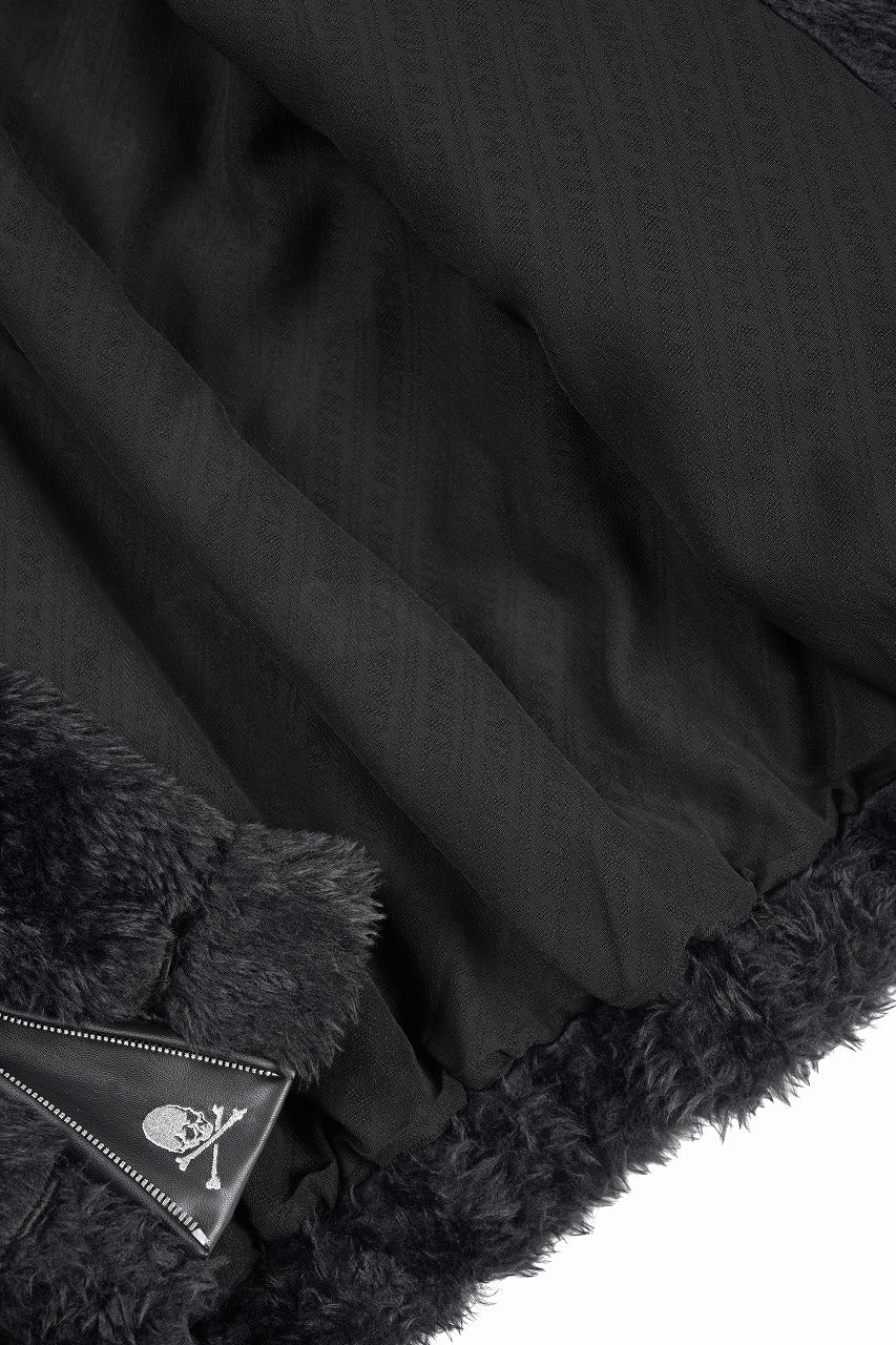 Load image into Gallery viewer, mastermind JAPAN POLAR BEAR ZIP-UP HOODIE (BLACK)