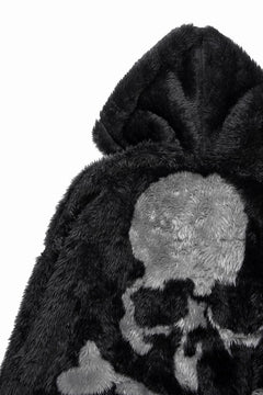 Load image into Gallery viewer, mastermind JAPAN POLAR BEAR ZIP-UP HOODIE (BLACK)