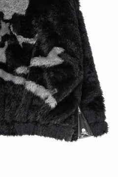 Load image into Gallery viewer, mastermind JAPAN POLAR BEAR ZIP-UP HOODIE (BLACK)