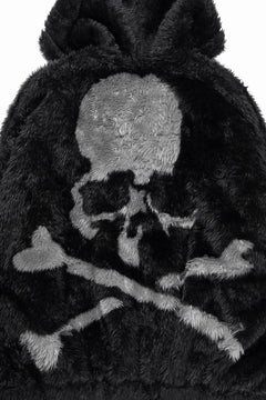 Load image into Gallery viewer, mastermind JAPAN POLAR BEAR ZIP-UP HOODIE (BLACK)