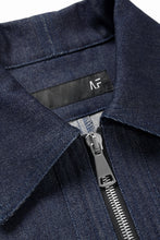 Load image into Gallery viewer, A.F ARTEFACT TUCK SLEEVE JACKET / RAW DENIM (NAVY)