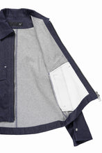 Load image into Gallery viewer, A.F ARTEFACT TUCK SLEEVE JACKET / RAW DENIM (NAVY)